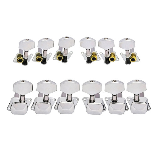 6Pieces Practical Rustproof Guitar Pegs with Quiet Operations for Musicians