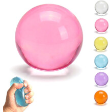 (Pink, -) 1er-Kokosöl-Stressball, blau, nicht klebrig, langsam, für Entspannung