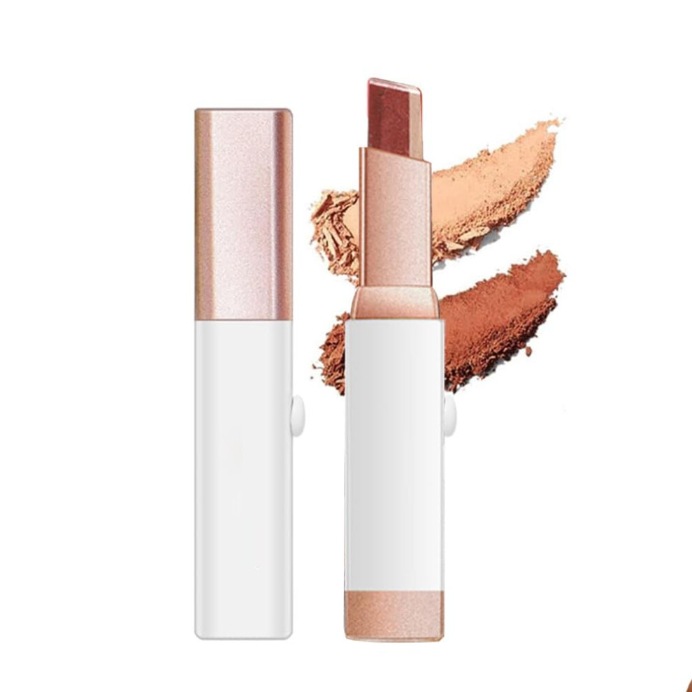 Oimg (03#, -) Dual Color Eyeshadow Stick Â Glitter Gradient Waterproof Two Tone