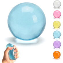 (Blue, -) 1er-Kokosöl-Stressball, blau, nicht klebrig, langsam, für Entspannung