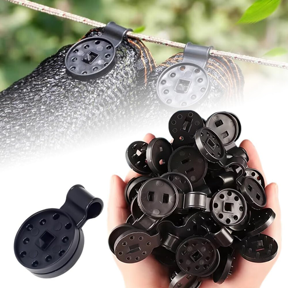 (Black, -) Shade Cloth Clips Â Heavy Duty Lock Grip Tarp Clamps For Sunshade 5437706943556