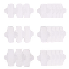 Cotton Gauze Sanitary Pad For Sensitives Skin Hypoallergenics Breathable 5 pieces M