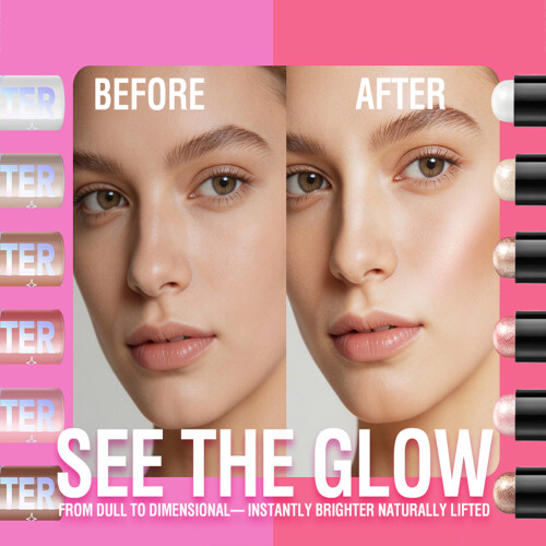 Travel Friendly Highlighting Contouring Stick For Quick Touch Buildable Coverage 01color