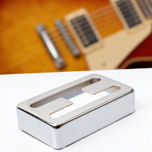 Metal Shell Guitar Pickup Cover Replacement H Shape Guitar Humbucker Covers Silver