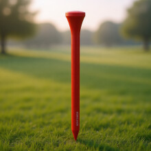 Infrangible Golf Tees Durability Plastic Simple Golf Tees Quick Installation Orange