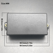 Guitar Pickup Housing Suitable for Electric Guitars with Universal Fit Design Black