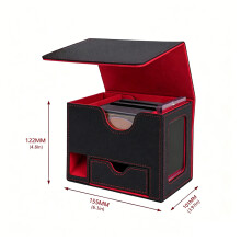 Big curvilinear Trading Item Case Accommodates 120 Single Sleeved Collectible Or Purple