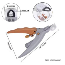 Pet Nail Clipper Scissors LED Light Pet Dog Cat Nail Toe Claw Scissors Nail Trimmer Animal Pet Supplies
