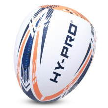 Hy-Pro Rebound Rugby Ball Size 4 – Synthetic Rubber, Dual Grain Grip,