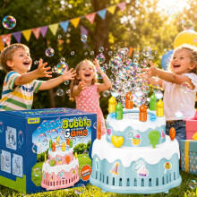 Fun bubbling Toy With Numerous Holes And entertaining Bright Features Blue