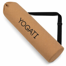 YOGATI Yoga Mat Bag | Large Synthetic Cotton Yoga Mat Bags for Women and Men with Adjustable Strap | Perfect for Pilates and Exercise Mats | 19x80 c
