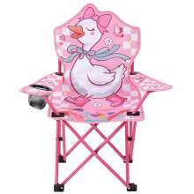 Meng Jiaran Kids Camping Chair,GooseThem Kid Garden Chair with Cup Holder and Carry Bag, Lightweight Portable Childrens Folding Chairs for Beach Hiki