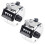 2PCS Hand Tally Clicker Counter with 4-Digit Display with Easy Operation 1