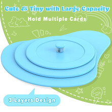 Plastic Playing Card Holder Board Game Card Stand Handheld Card Game Accessory Grass green