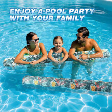 Premium PVC Pool Float Stick For Relaxing Water Fun And Family Swimming green blue