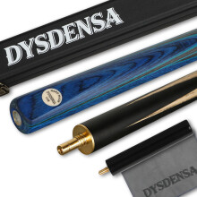 Dysdensa 57 inch Premium Ash Wood Snooker Cue with Extension,18 oz weight, 10mm Leather Tip, 3/4 Design, Complete Set with Custom-Fit Leather Case, f