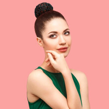 12pcs Soft Hair Net Invisible Hair Covers For Secure Bun Making And Styling