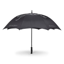 Titleist StaDry Single Canopy Golf Umbrella, Black/Grey