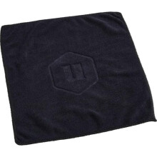 Unicorn Ultra Darts Towel | Highly Absorbent Microfibre to Maximise Finger Grip | Black with Embossed U Logo | 30 cm Square