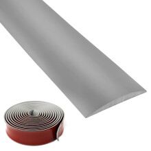SDLDEER PVC Floor Transition Strips, 4cm X 3m Laminate Floor Cover Strips Self Adhesive, Carpet Door Threshold Strip Flat Divider Strip for Joining F