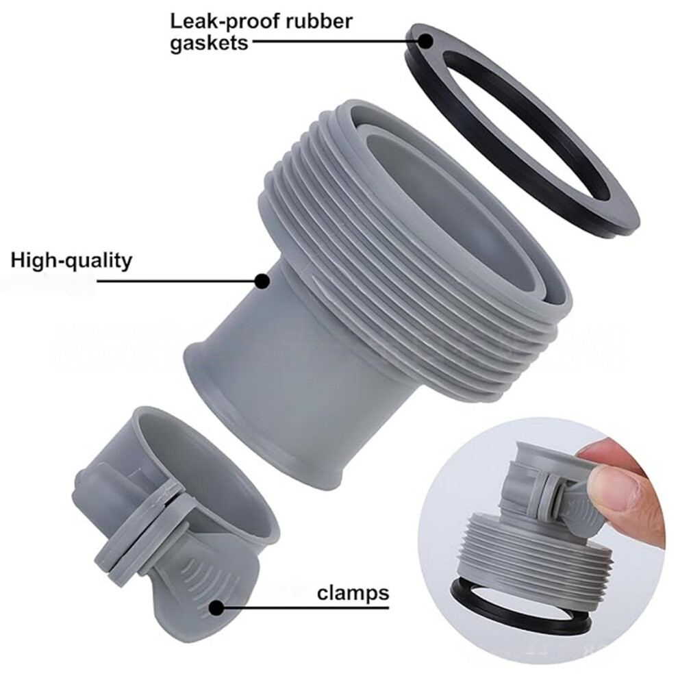 Corrosions Resistant Pool Hose Adapter Replacement For Home And Public Pools 7696002189336