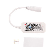 3X RGB Led Light Strip Voice Control Work with Alexa & Home, WIFI Wireless Controller with Free App