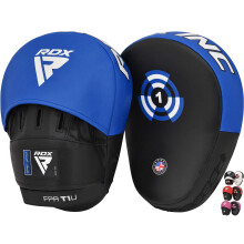 RDX Boxing Pads Focus Mitts Maya Hide Leather Curved Hook and Jab Target Hand Pads Great for MMA, Kickboxing, Martial Arts, Muay Thai, Karate Trainin