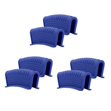 Thickened Silicone Pan Handle Cover Insulation Cover Pan Ear Clip Cast Iron Pan Frying Pan Wok Handle Holder,,6PCS