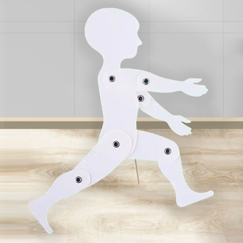 Moveable Joints Paper Human Body Model Figure For Sketching And Anatomy Study