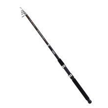 Mitchell Adventure II Tele Spinning Rod, Fishing Rod, Durable Glass Composite Spin Lure Rods for Freshwater and Sea Fishing, Unisex, Black/Orange, 2.