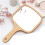 Ergonomic Handle Hand Mirror with Handle Oversized Reflection Area Professional Black 1