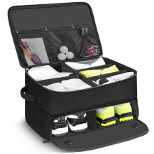 2 Layer Golf Trunk Organizer, Car Golf Locker with Separate