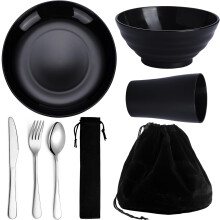 Kyraton Camping Utensils - Mess Kit for Travel, Picnic, Outdoor, Gear