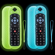 2 Pcs Cover for Sky Q Voice Remote Control Sky135, Touch and Non-Touch for Sky Remote Control Silicone Protective Case Luminous Sleeve Skin Holder Ba