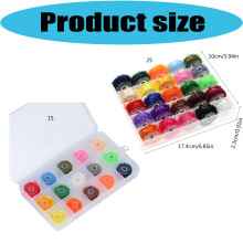 Fly Tying Supplies Fly Fishing Tying Components Realistic Artificial Baits 25 color box