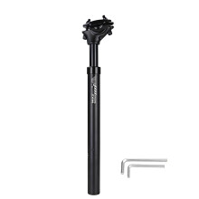Bike Suspension Seatpost, 27.2/30.9/31.6x350mm Shock Absorber Bicycle Seat Post, Lightweight Aluminum Alloy Seat Post for Mountain Bikes Road Bikes M