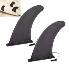 EIKEJI 2 Pack Paddle Board Fin, 9" Universal SUP Fin, Nylon Center Fin Removable Buckle Paddle Board Fin Replacement, Durable Paddle Board Accessorie