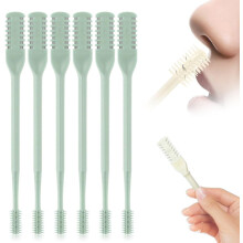 (Green, 6 Pcs) 3er-Nasenhaar-Schneider, beige, 360 drehbar, für Reise