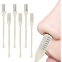 (White, 6 Pcs) Nesehårklipper – bærbar manuell nesehårkniv for daglig bruk