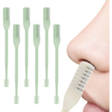 (Green, 6 Pcs) 3er-Nasenhaar-Schneider, weiß, tragbar, für Reise, Pflege