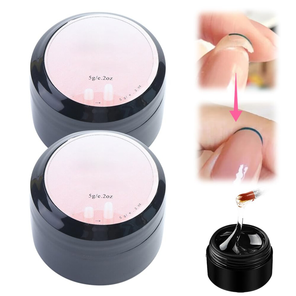 Oimg (2 Pcs, -) Nail Protection Gel Â Instant Cracked Nail Kit For Strengthening