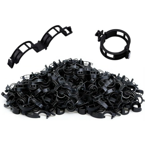 (Black, -) 50kpl kasvin tukiklipsi