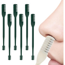 (Dark Green, 6 Pcs) 3er-Nasenhaar-Schneider, weiß, tragbar, für Reise, Pflege