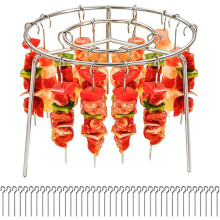 (48 Skewer, -) Rack brochettes air fryer inox vertical, barbecue