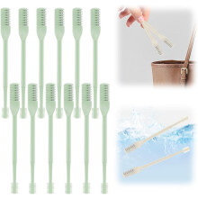 (Green, 12 Pcs) Nesehårklipper – bærbar manuell nesehårkniv for reise