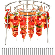 (24 Skewer, -) Rack brochettes air fryer inox vertical, barbecue