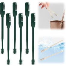 (Dark Green, 6 Pcs) Cortador Nariz Manual, Portátil, Viagem e Depilação, Nose e Knife