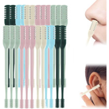 (Multicolor, 24 Pcs) 2 in 1 Nasal Hair Cutter – Double Sided Nose Trimmer, Washable