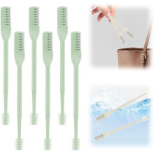 (Green, 6 Pcs) Nesehårklipper – bærbar manuell nesehårkniv for reise