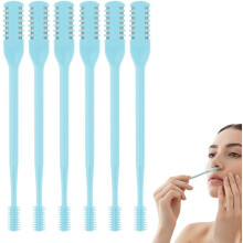 (Blue, 6 Pcs) 3er-Nasenhaar-Schneider, beige, waschbar, für Reise